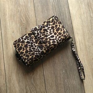 Leopard Wrist Wallet